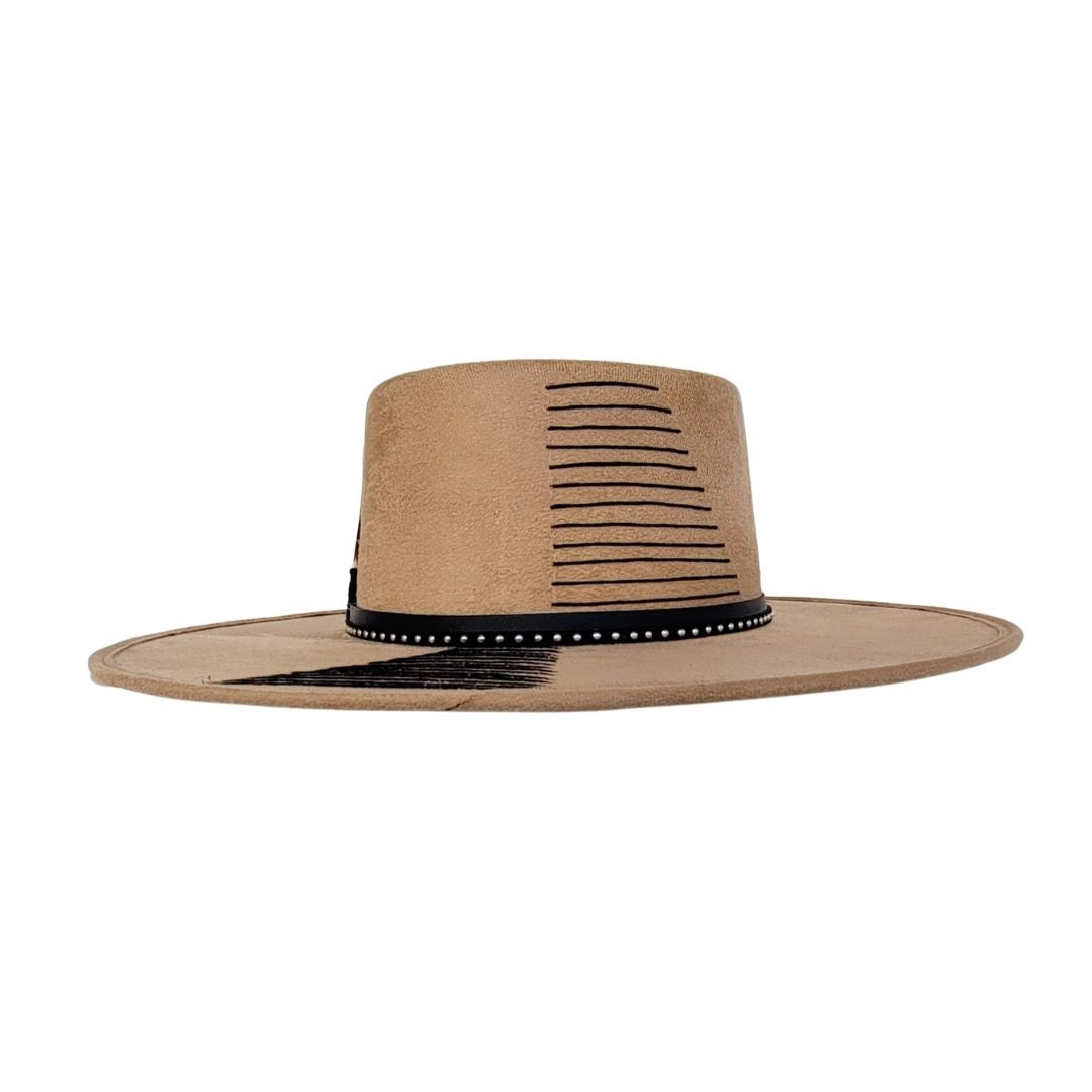 Petra Savage Top Quality Vegan Suede Hat - Kade