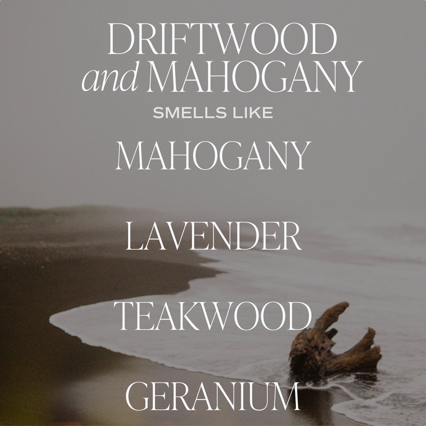 Driftwood & Mahogany 11 oz Soy Candle - Home Decor & Gifts