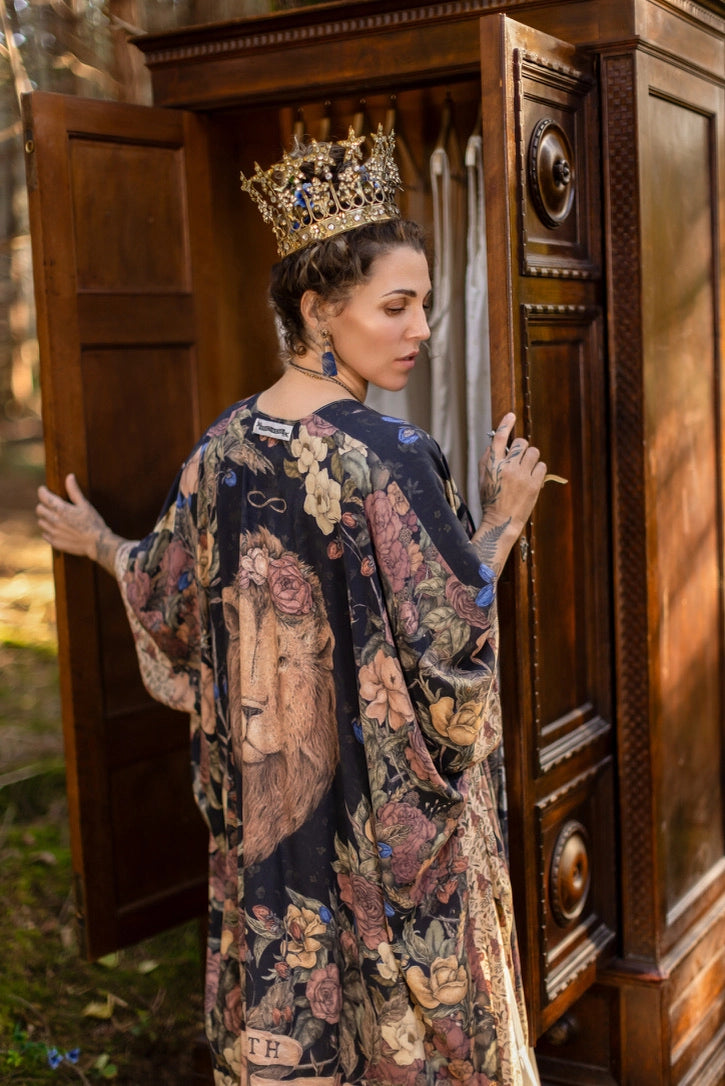 Lionheart Bohemian Goddess Starduster Kimono with Botanicals - Pre Order - Ships in March 2026