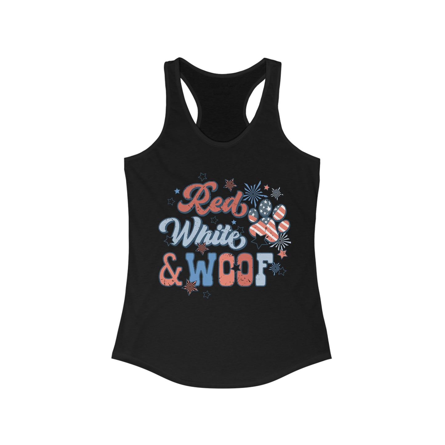 Red White & Woof Women's Ideal Racerback Tank