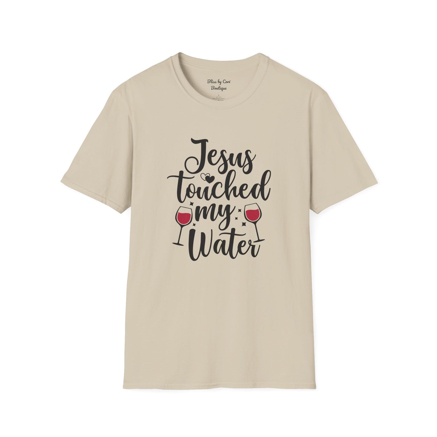 Jesus Touched My Water Softstyle T-Shirt Available In 14 Colors