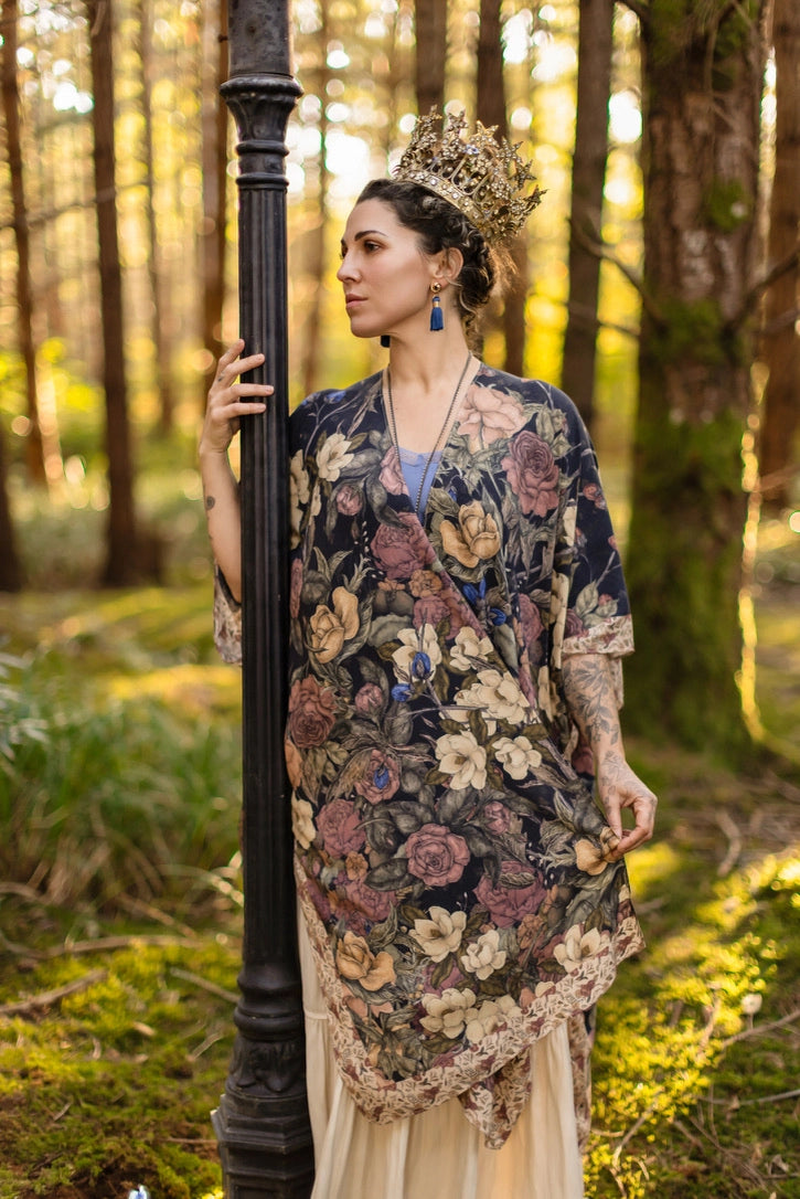 Lionheart Bohemian Goddess Starduster Kimono with Botanicals - Pre Order - Ships in March 2026