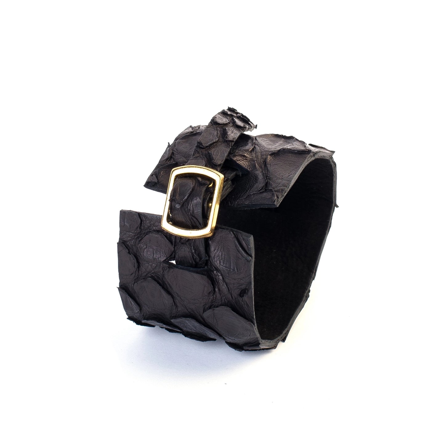 The Purity Drop Leather Cuff Bracelet