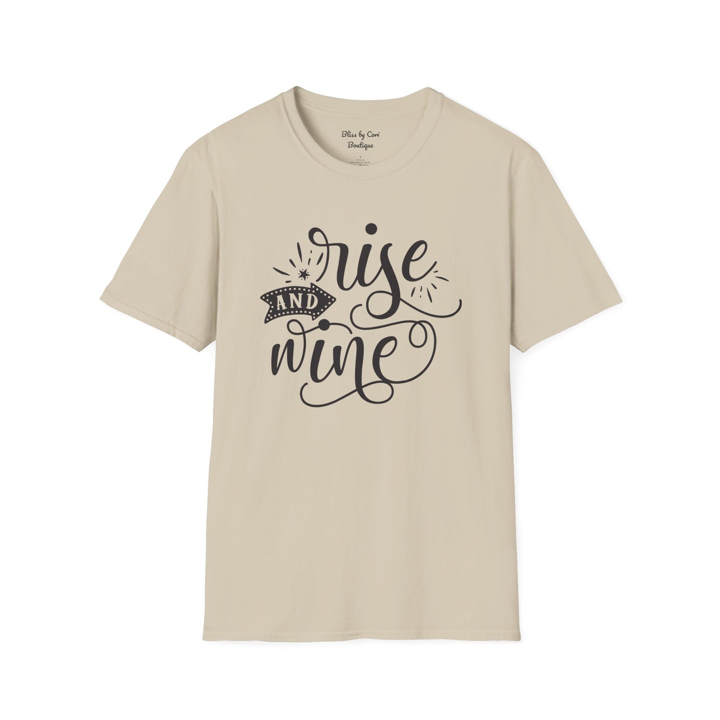 Rise & Wine Softstyle T-Shirt Available In 14 Colors