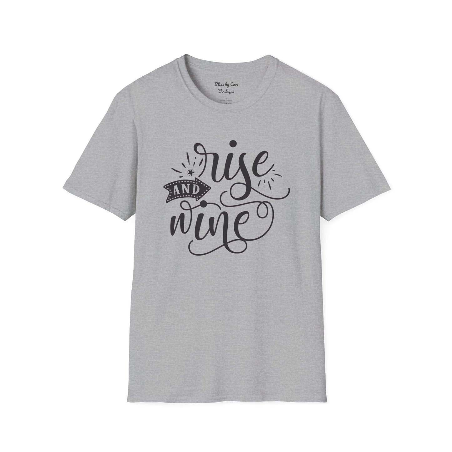 Rise & Wine Softstyle T-Shirt Available In 14 Colors