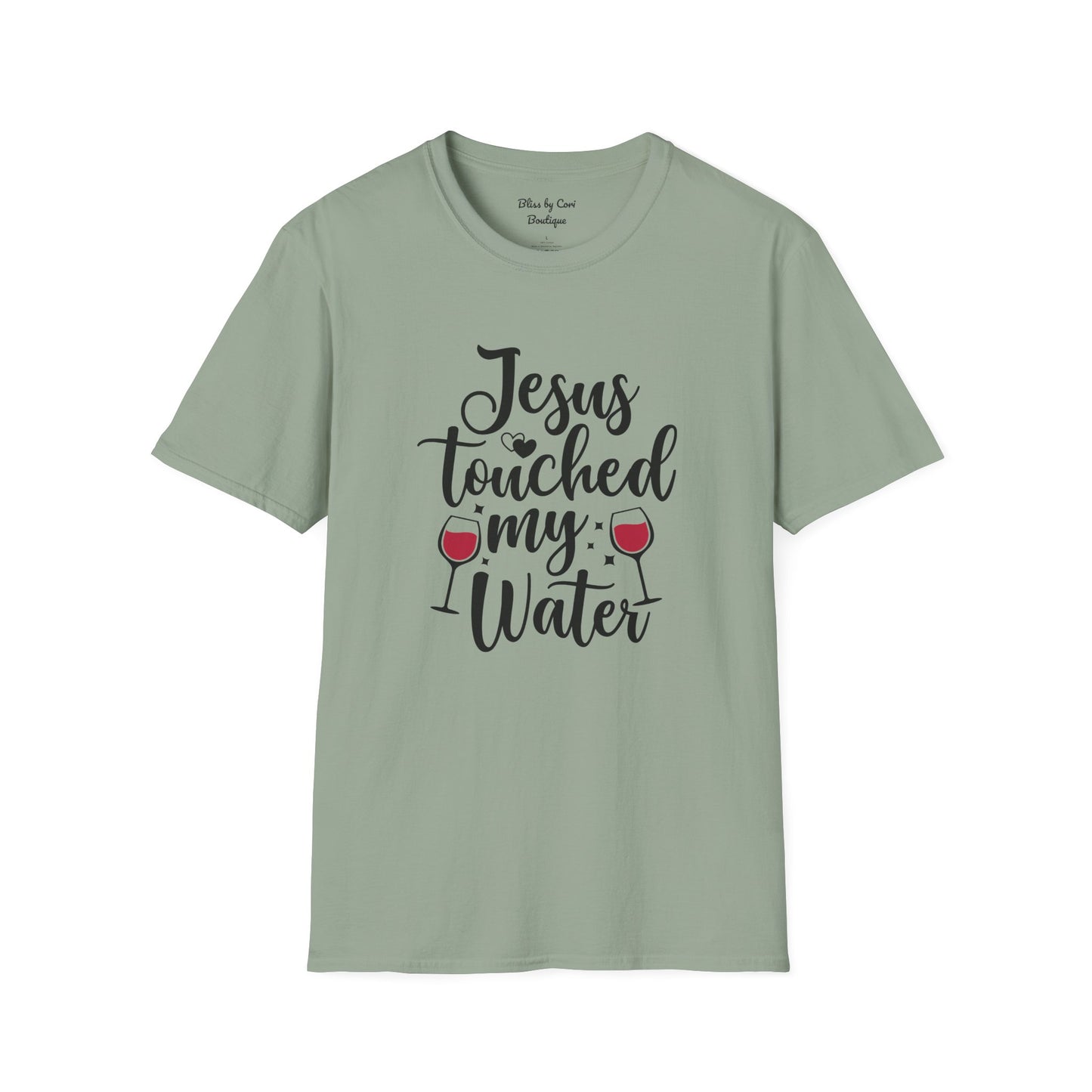 Jesus Touched My Water Softstyle T-Shirt Available In 14 Colors