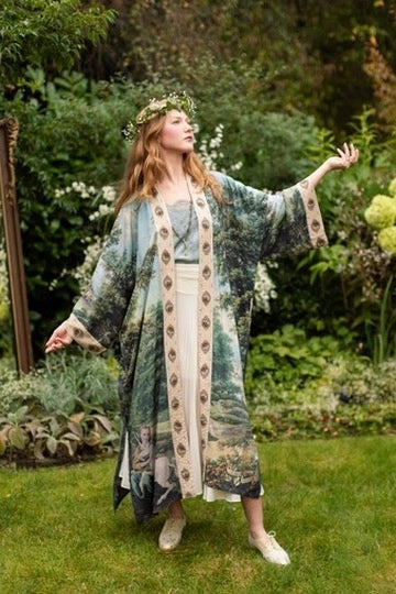 The Mythmaker Opera Duster w/ Pastoral Landscape & Unicorn Pre-Order Ship March 2026
