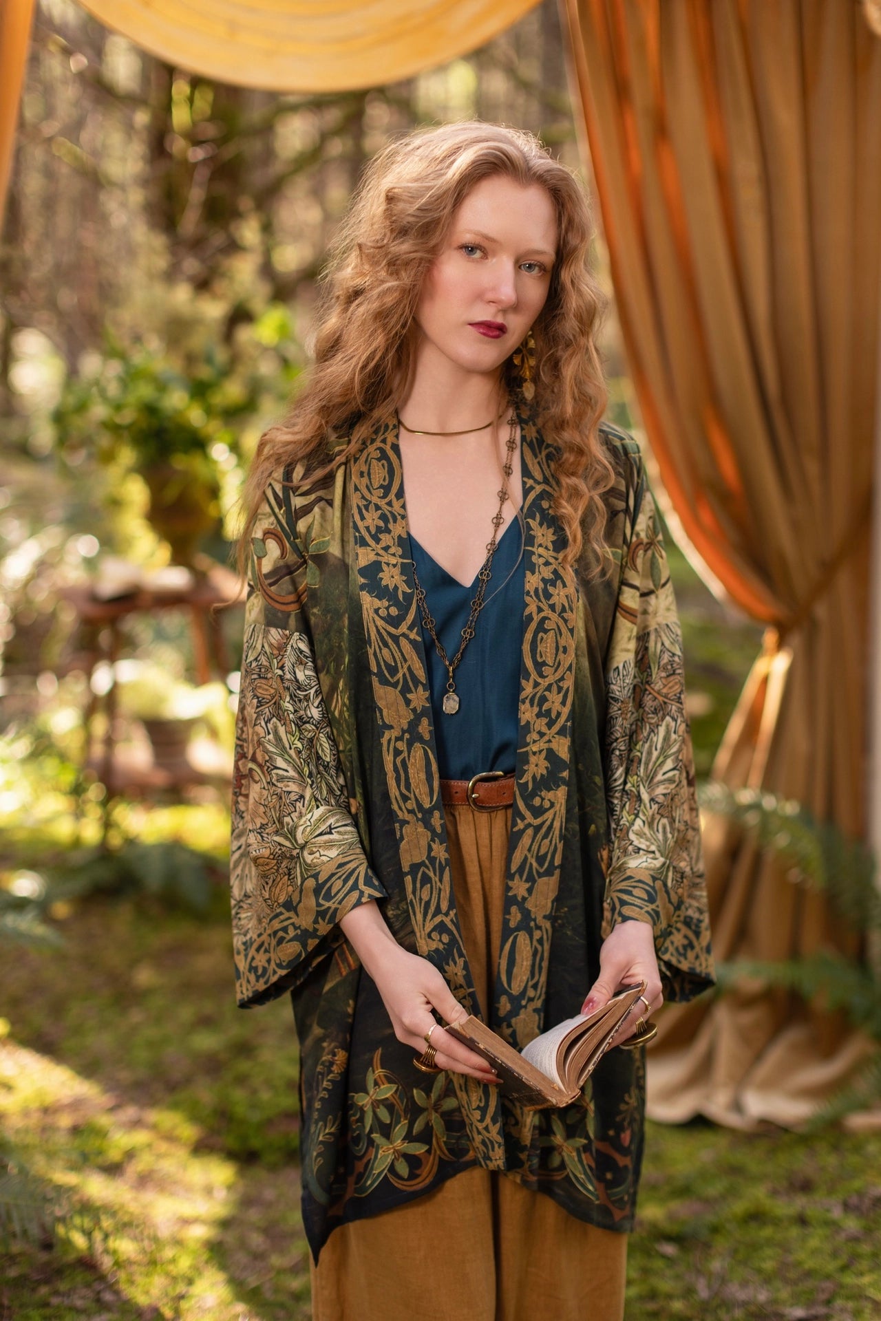 The Dawning Matineé (Mid-Length) Duster w/ Ophelia & Fawns *Pre Order* Ships October 2026
