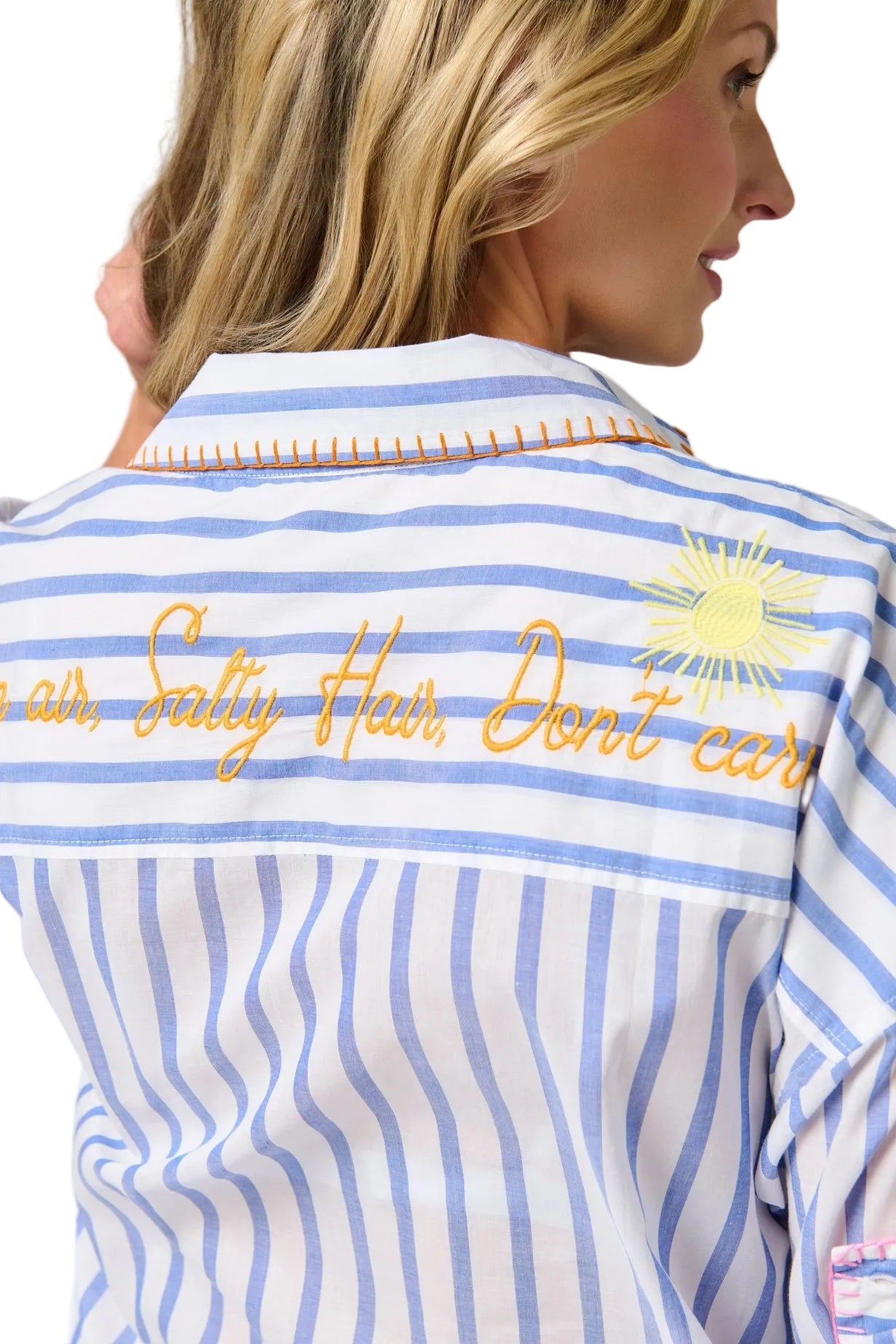 Beach/Ocean Air, Salty Hair, Don't Care Cover-Up Shirt Or Nightshirt