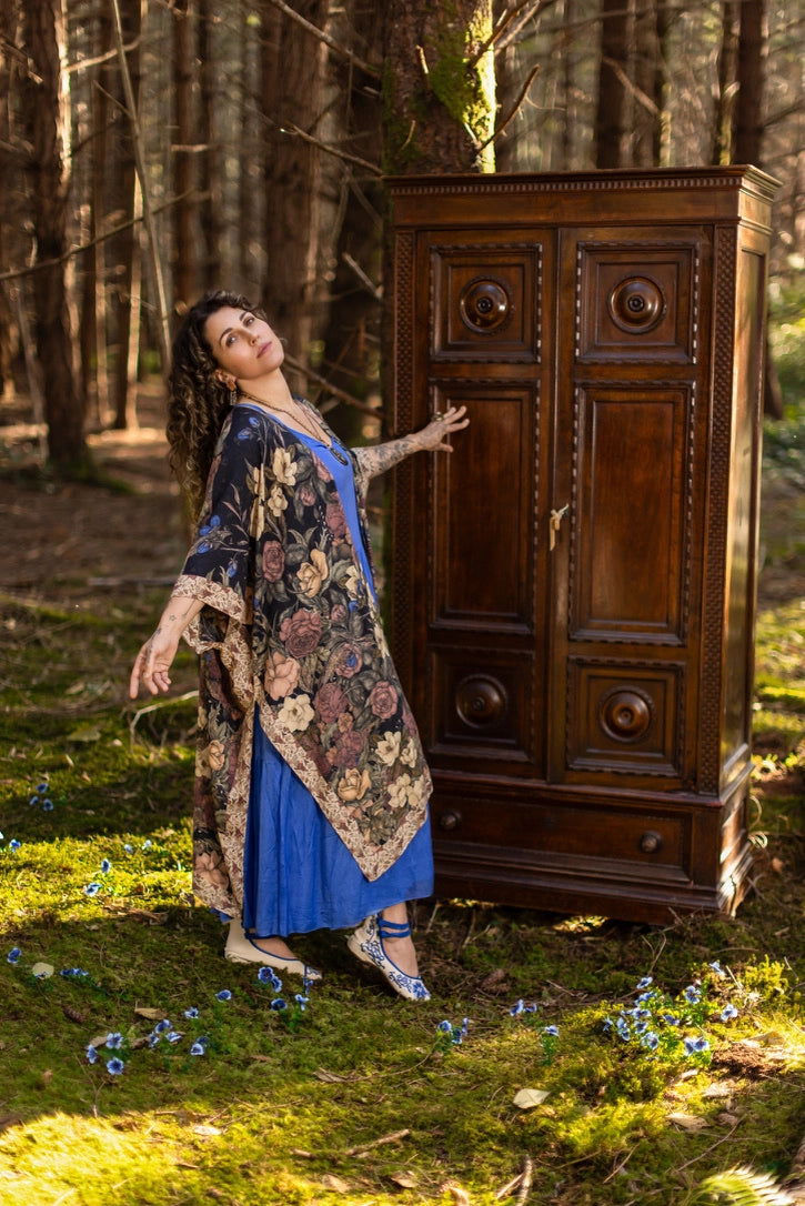 Lionheart Bohemian Goddess Starduster Kimono with Botanicals - Pre Order - Ships in March 2026