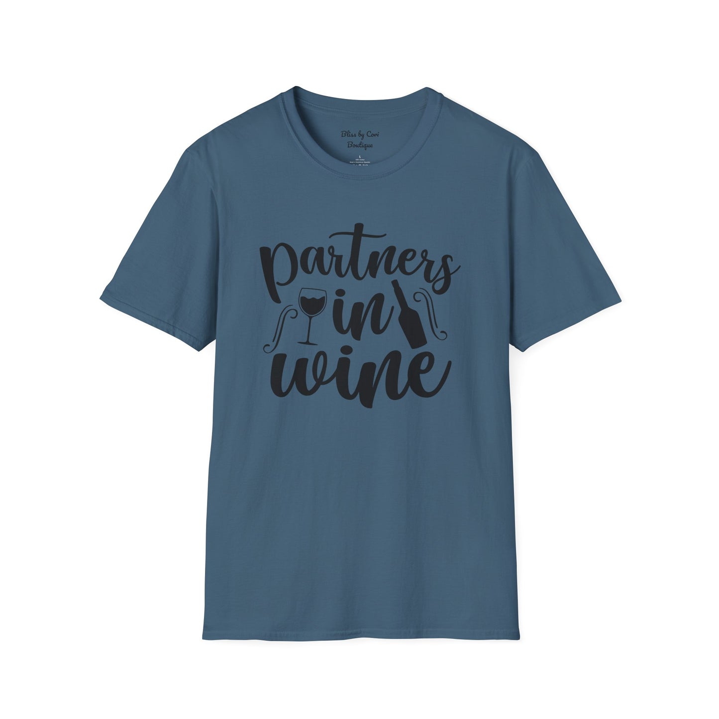 Partners In Wine Softstyle T-Shirt Available In 14 Colors