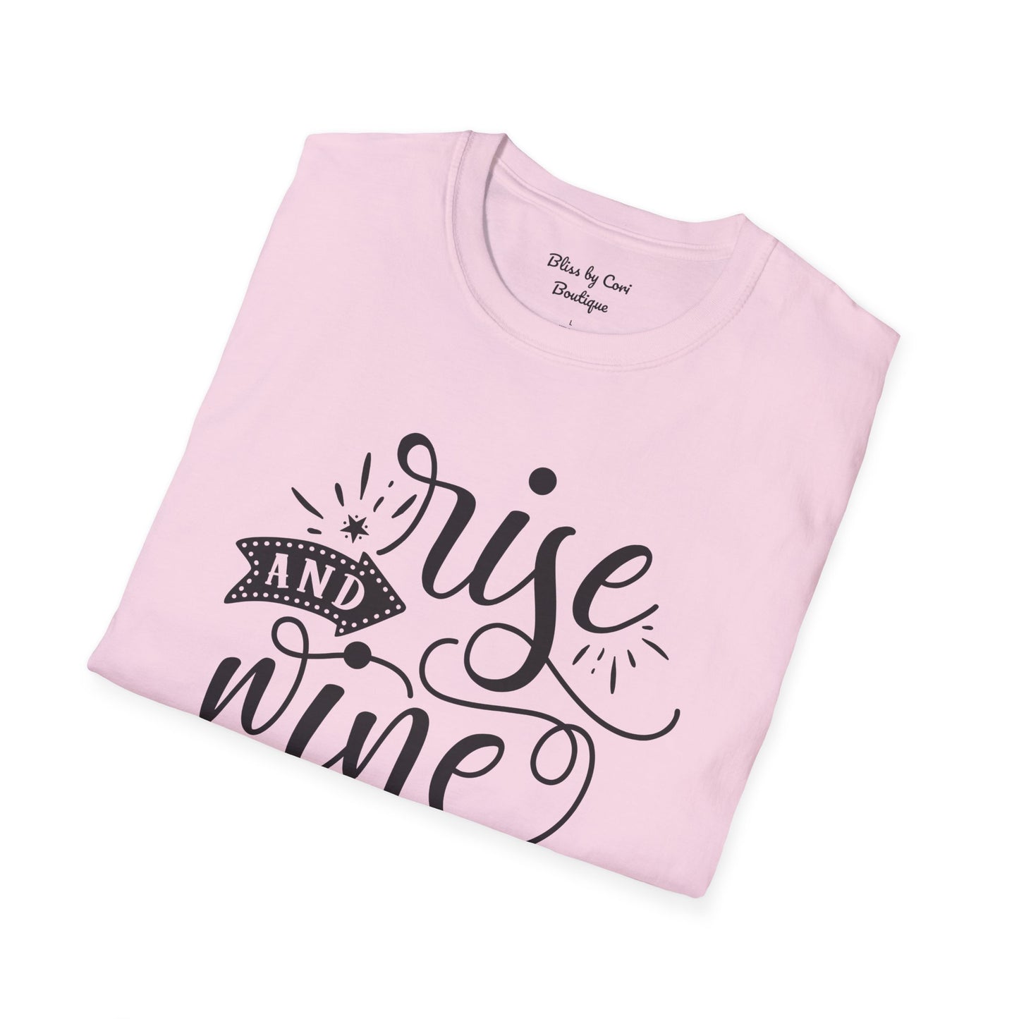 Rise & Wine Softstyle T-Shirt Available In 14 Colors