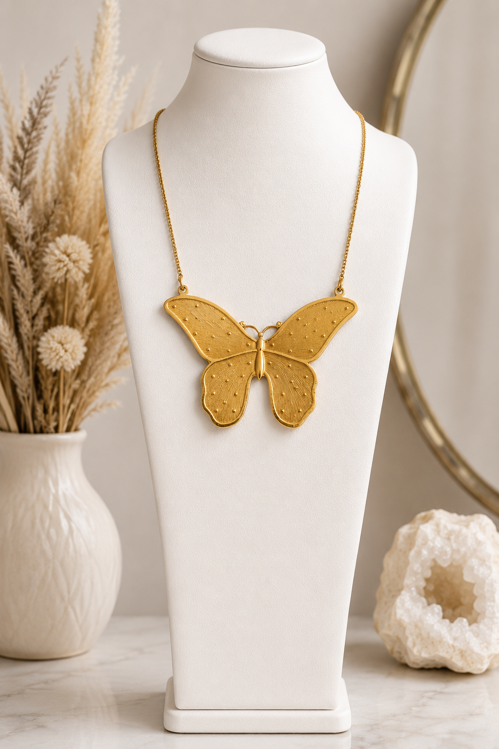 Butterfly Pendant Necklace