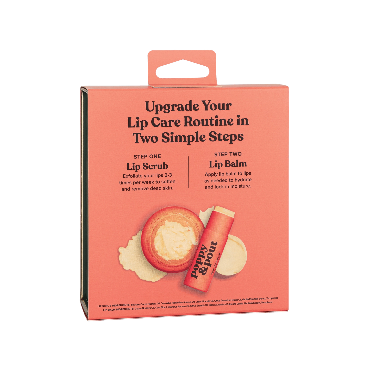 Poppy & Pout Pink Grapefruit Lip Care Duo