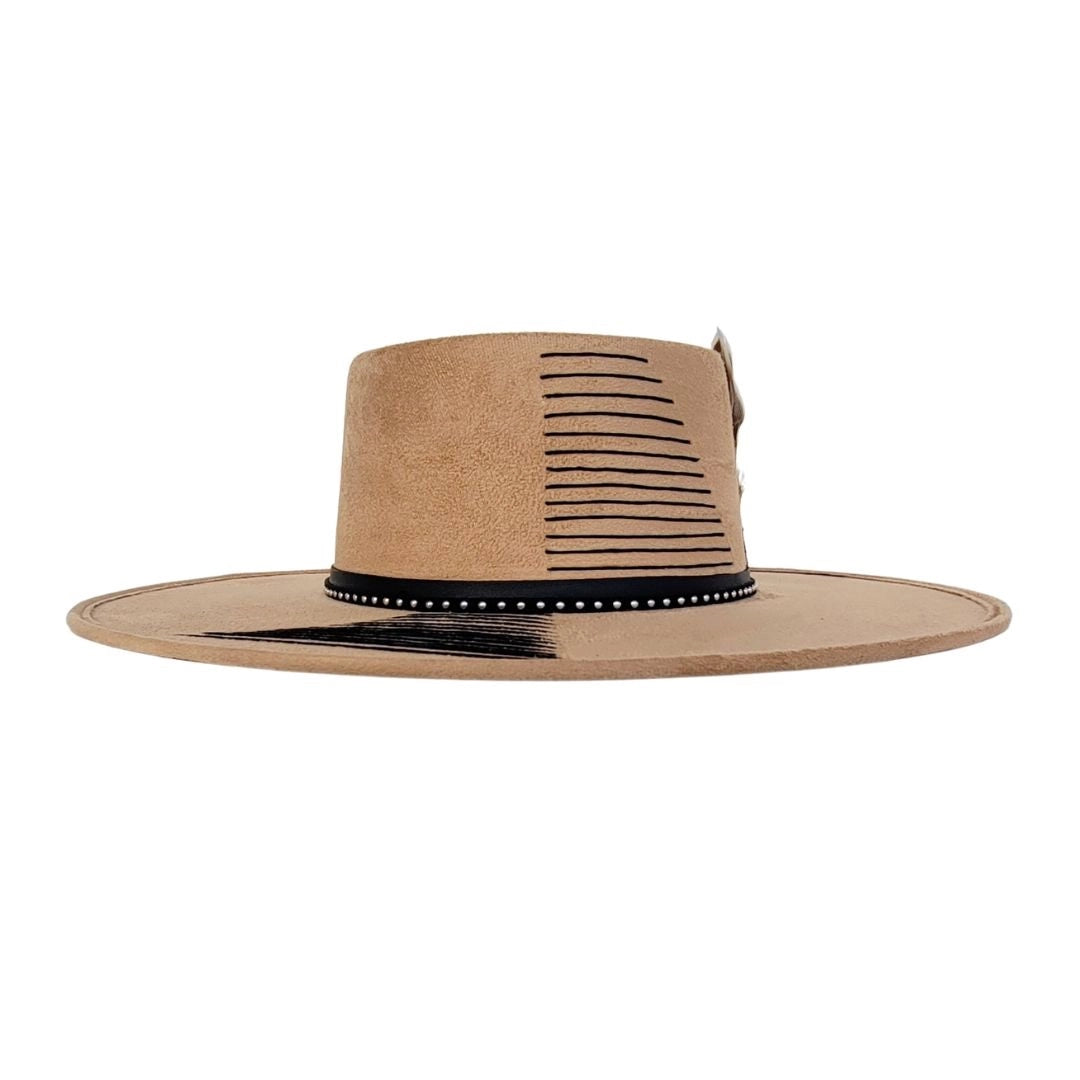 Petra Savage Top Quality Vegan Suede Hat - Kade