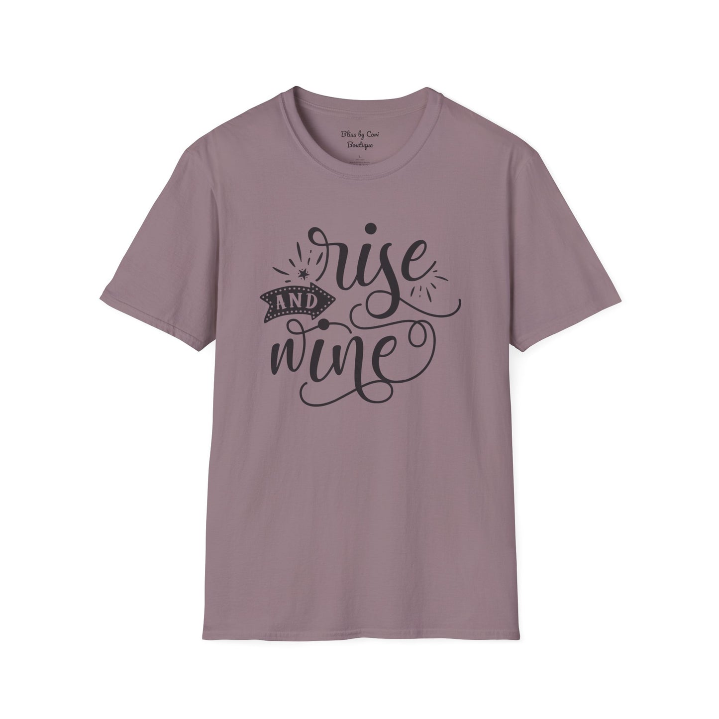 Rise & Wine Softstyle T-Shirt Available In 14 Colors