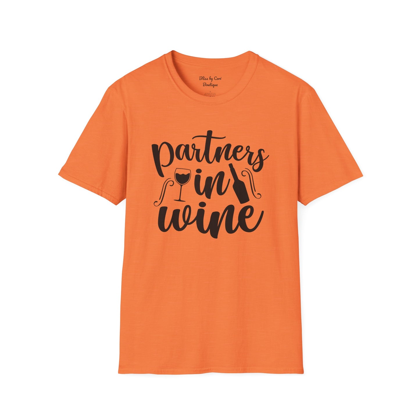 Partners In Wine Softstyle T-Shirt Available In 14 Colors