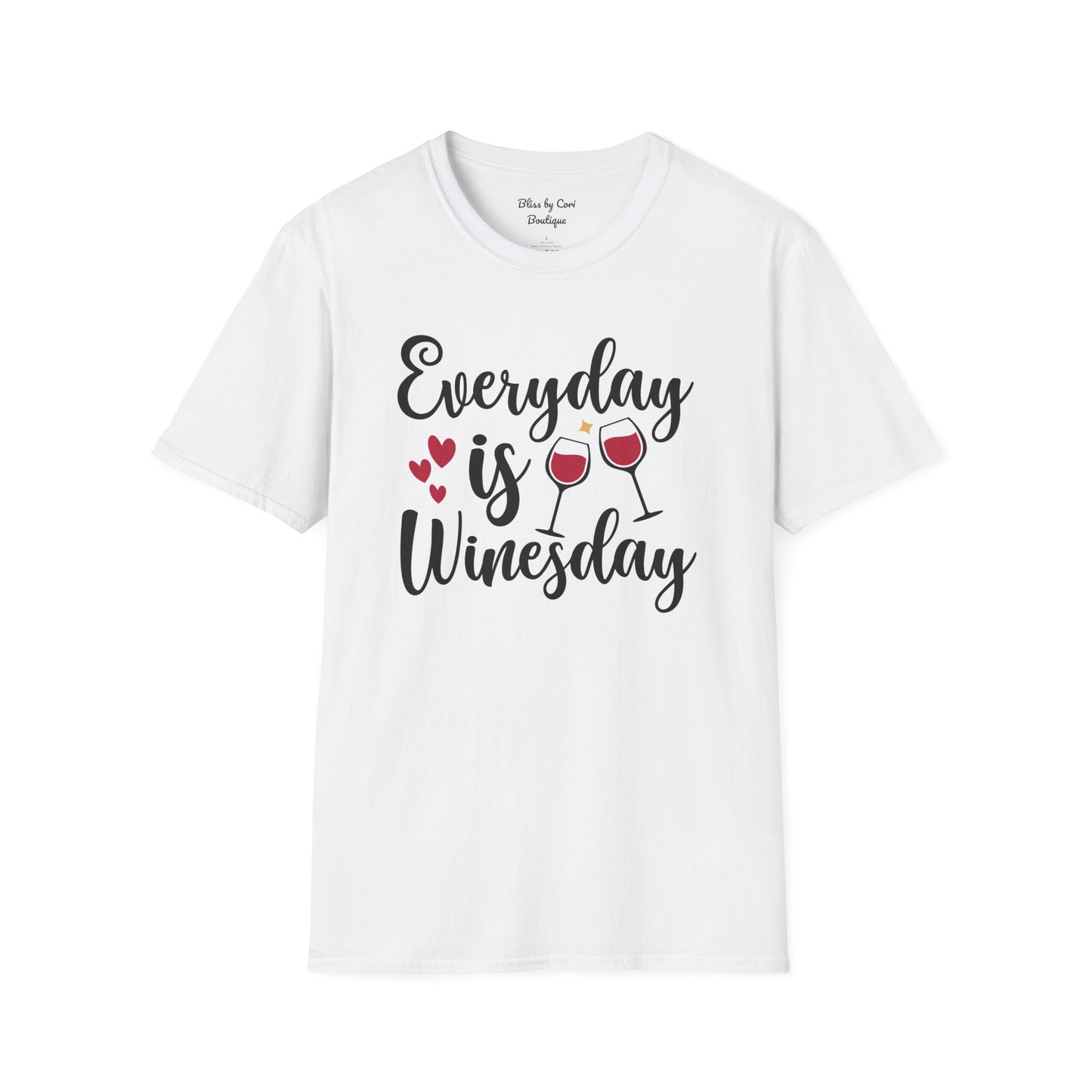 Everyday Is Winesday Softstyle T-Shirt Available In 14 Colors