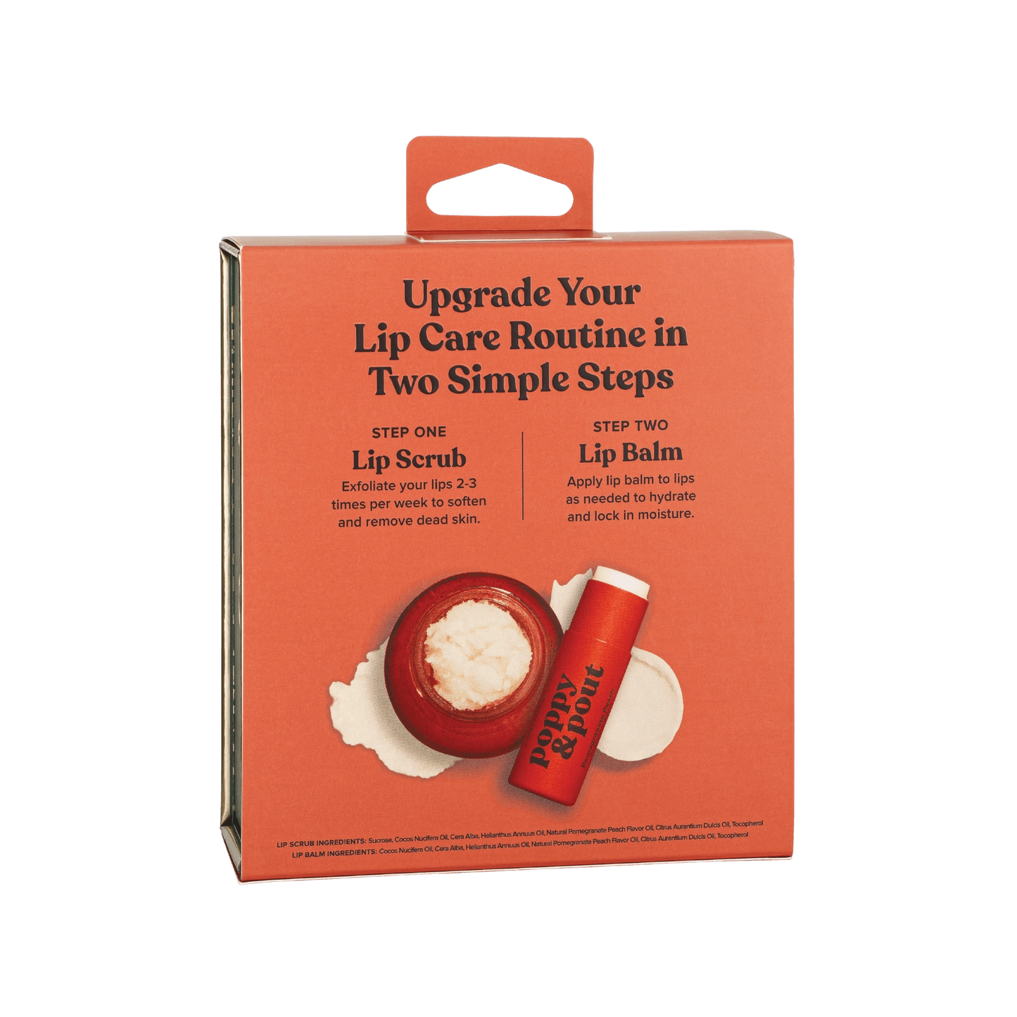 Poppy & Pout Pomegranate Peach Lip Care Duo