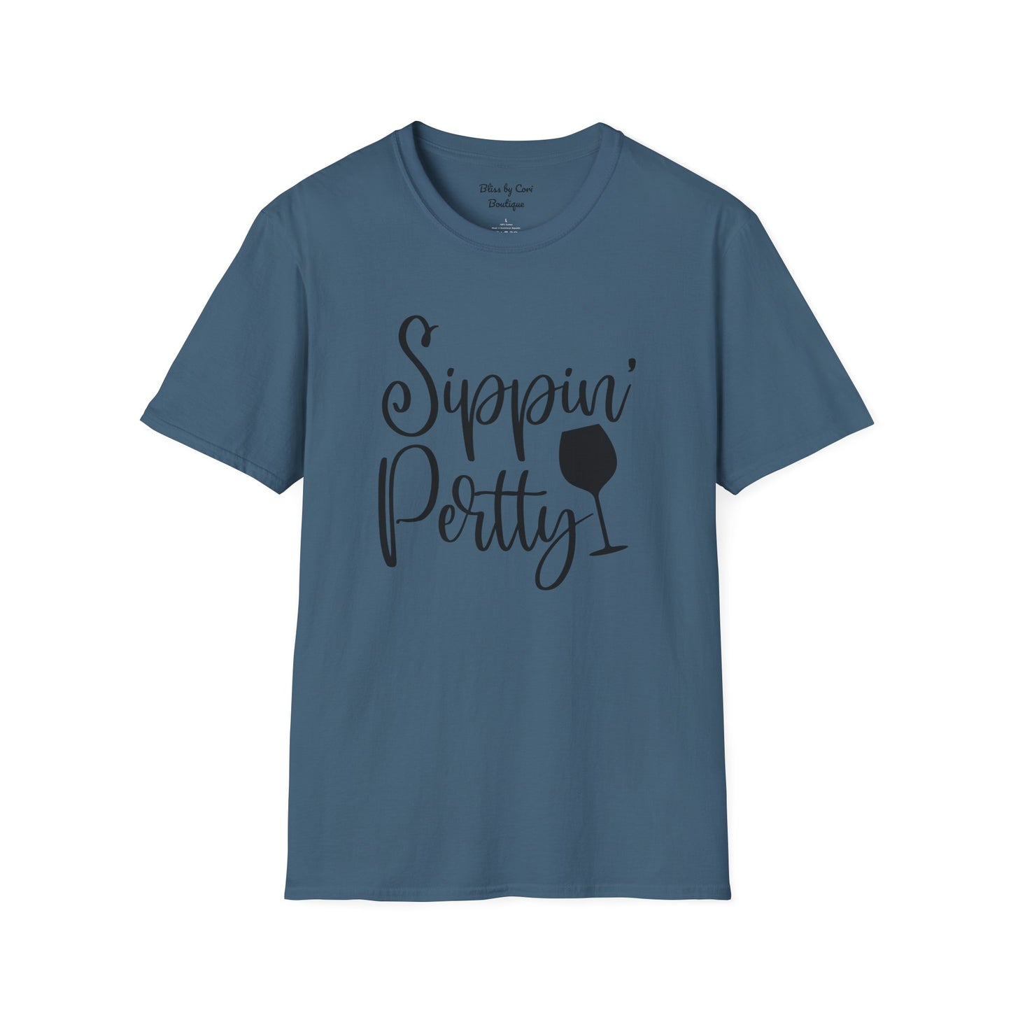 Sippin' Pretty Softstyle T-Shirt Available In 14 Colors