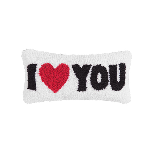 I Love You Hook Throw Pillow