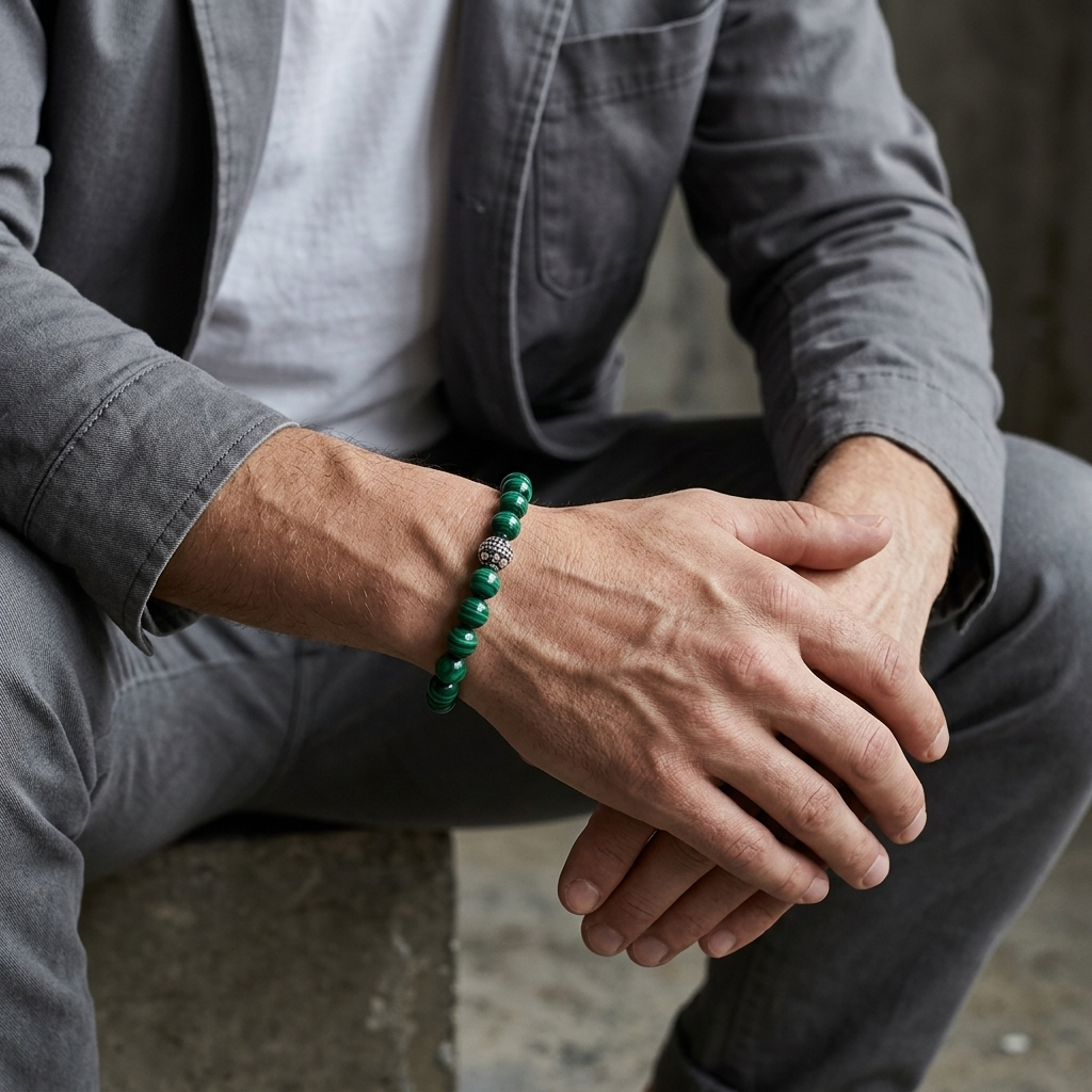 Malachite Gemstone Bracelet