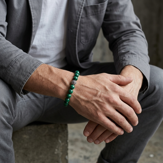 Malachite Gemstone Bracelet