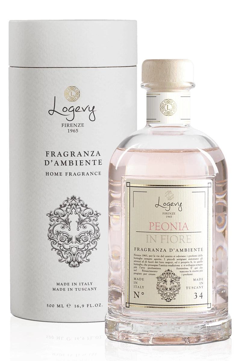 Logevy Firenze 1965 - Home Fragrances - Peonia in Fiore Luxury Reed Diffuser