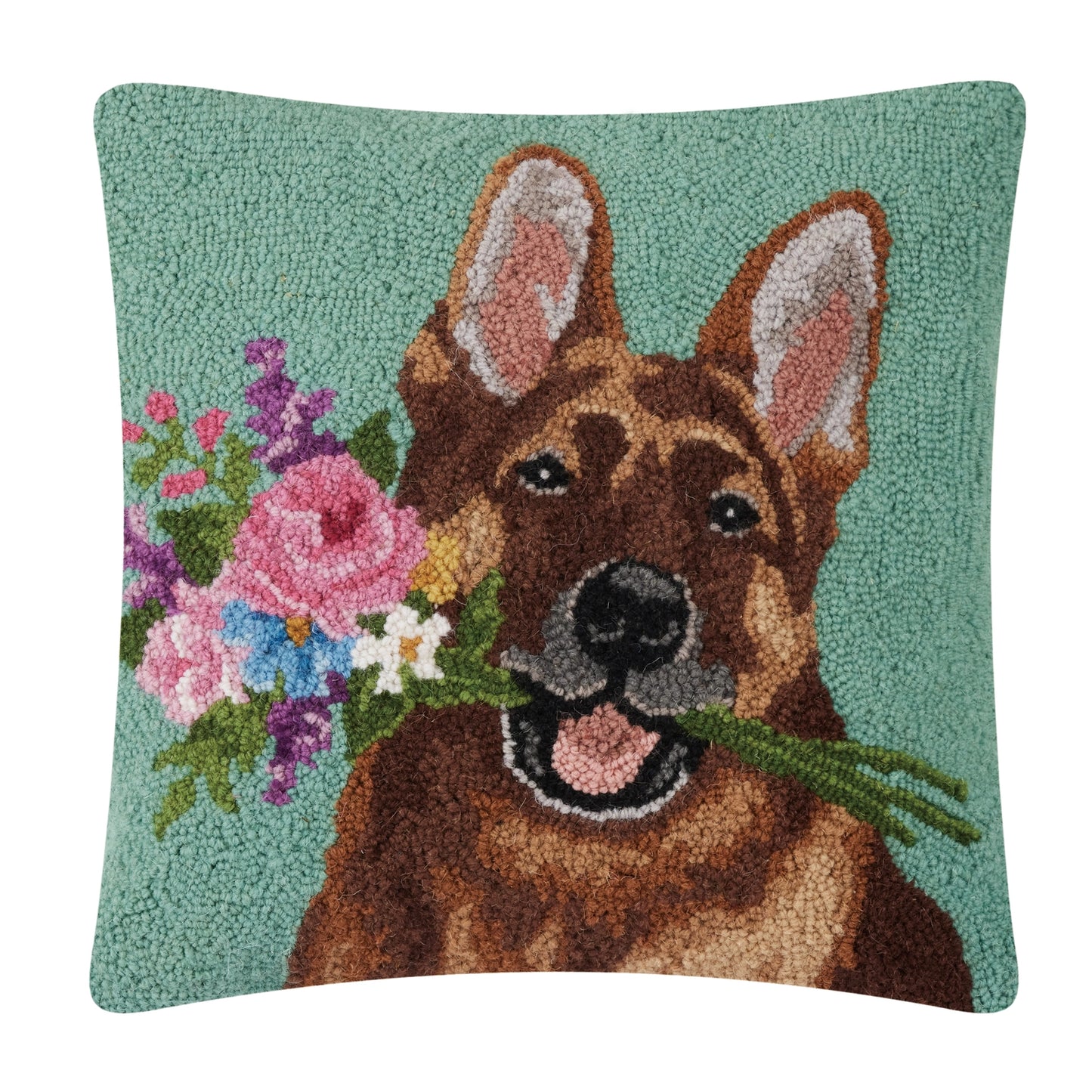 German Sheppard Hook Pillow - Preorder For Mid May Shipment