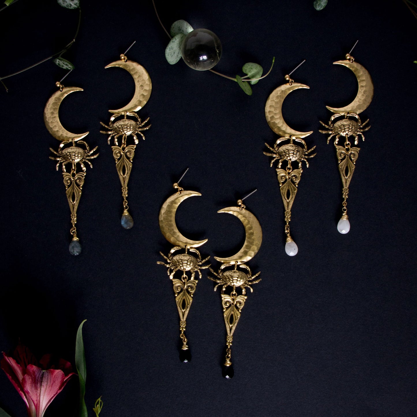 Lunaculture Crab Earrings