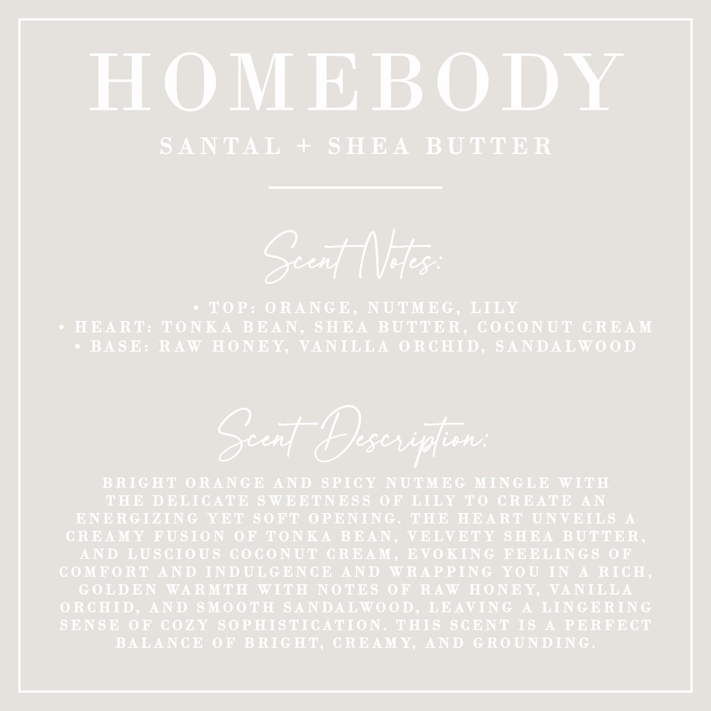 Homebody | Santal + Shea Butter Reed Diffuser