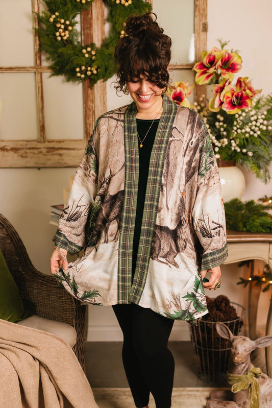 Winter Wish Christmas Matinée Duster Kimono Pre-Order Ships September 2025