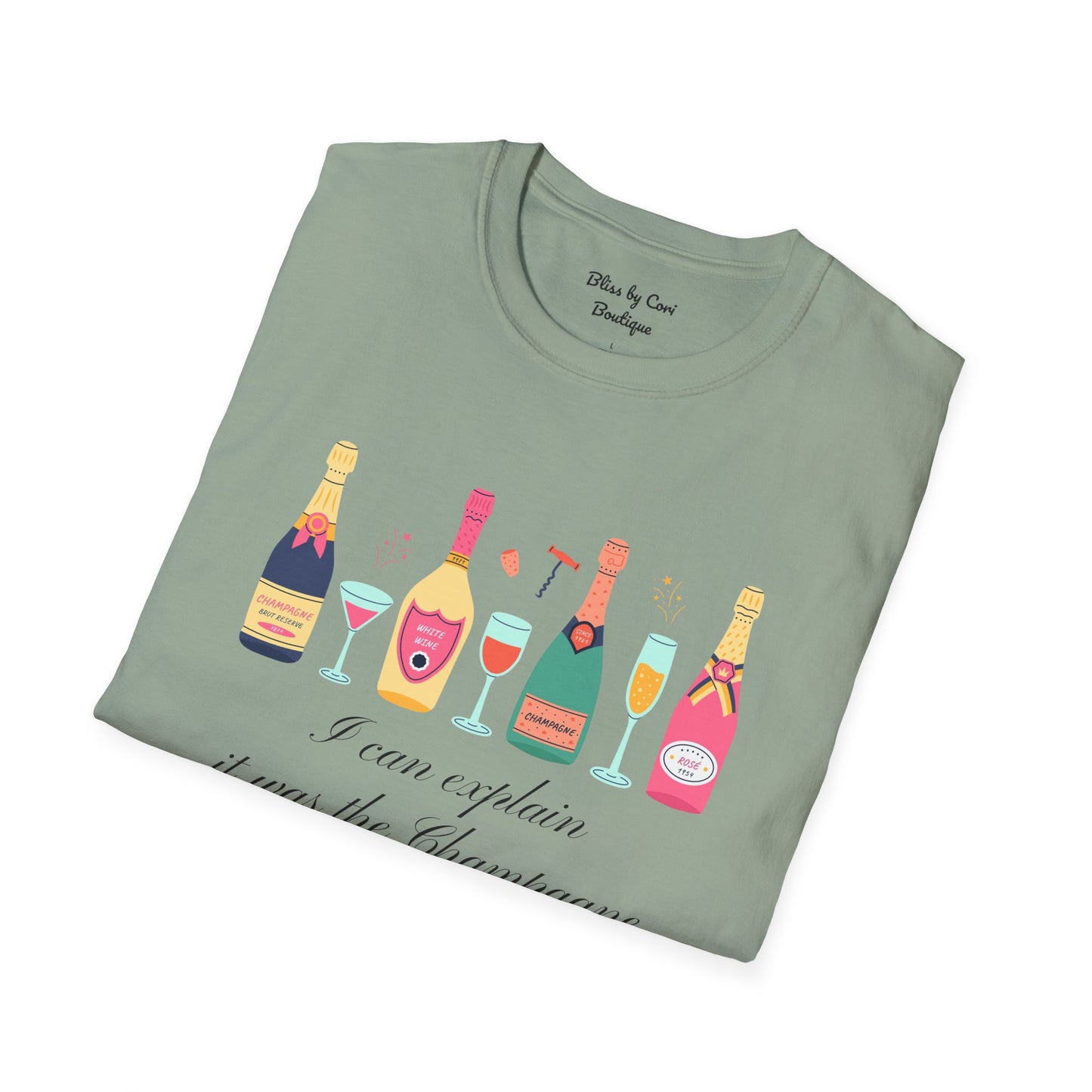 I Can Explain...It was The Champagne Softstyle T-Shirt Available In 14 Colors