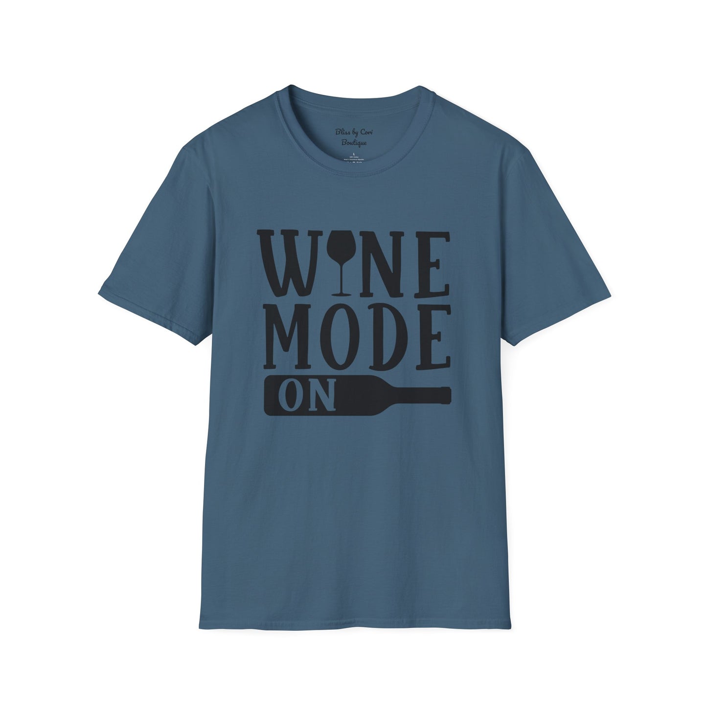 Wine Mode On Softstyle T-Shirt Available In 14 Colors