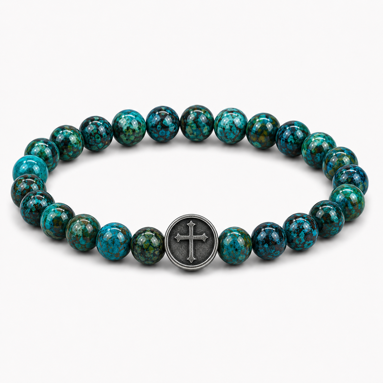 Phoenix Stone Cross Bracelet