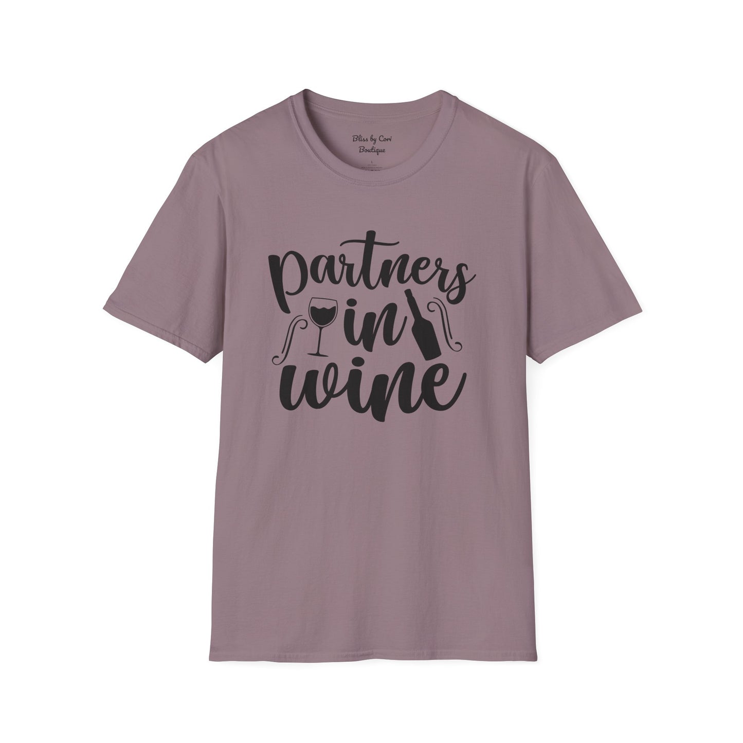 Partners In Wine Softstyle T-Shirt Available In 14 Colors