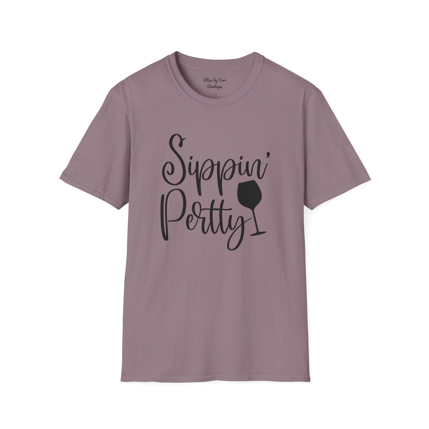 Sippin' Pretty Softstyle T-Shirt Available In 14 Colors