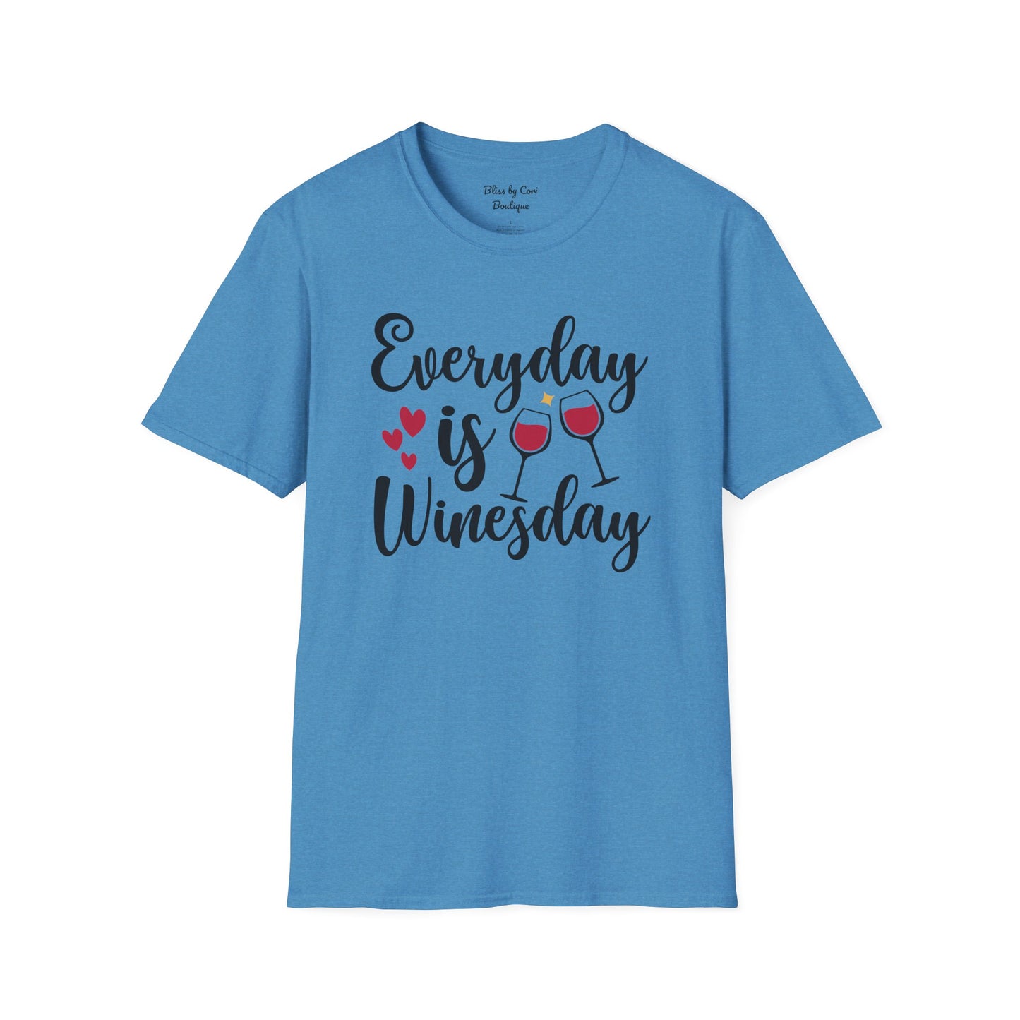 Everyday Is Winesday Softstyle T-Shirt Available In 14 Colors