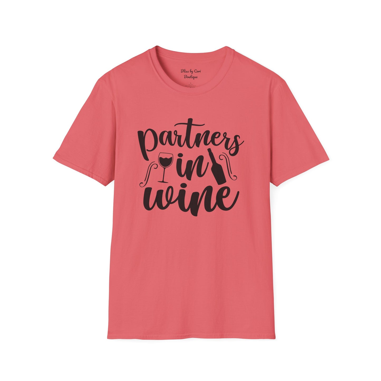 Partners In Wine Softstyle T-Shirt Available In 14 Colors