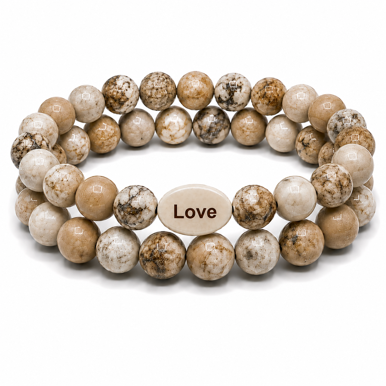 Love Gemstone Bracelet Set