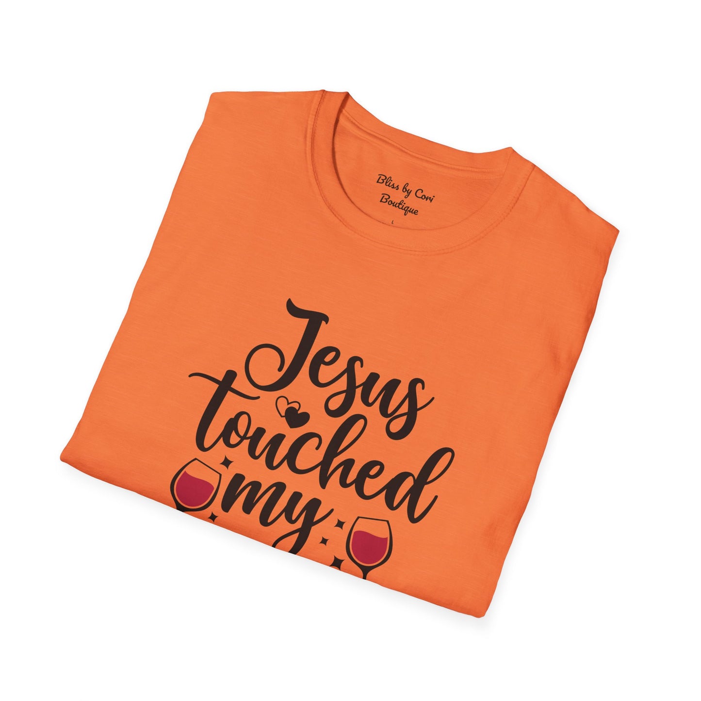 Jesus Touched My Water Softstyle T-Shirt Available In 14 Colors