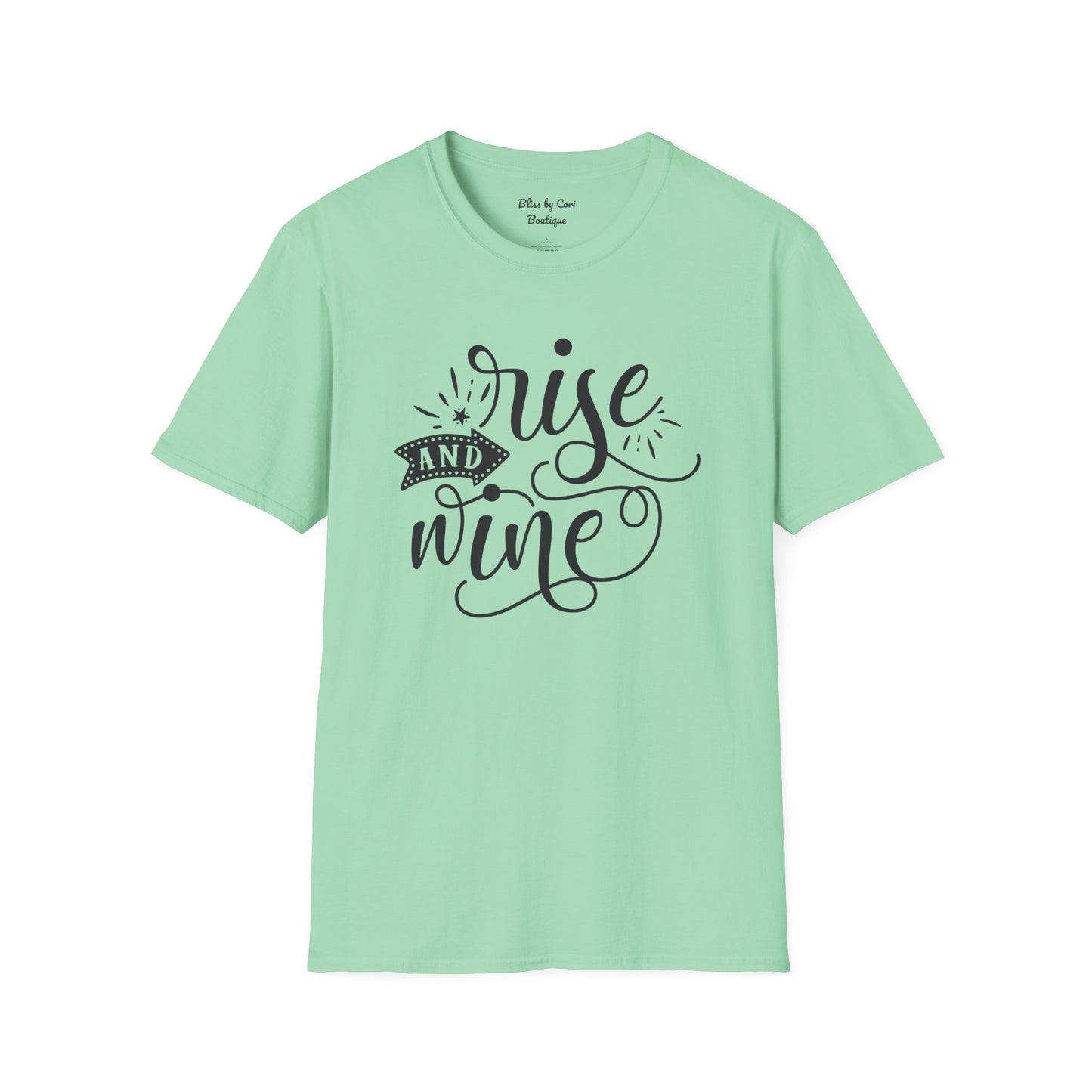 Rise & Wine Softstyle T-Shirt Available In 14 Colors