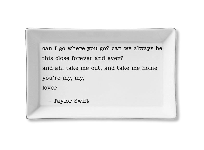 You're My Lover Taylor Swift Ceramic Tray