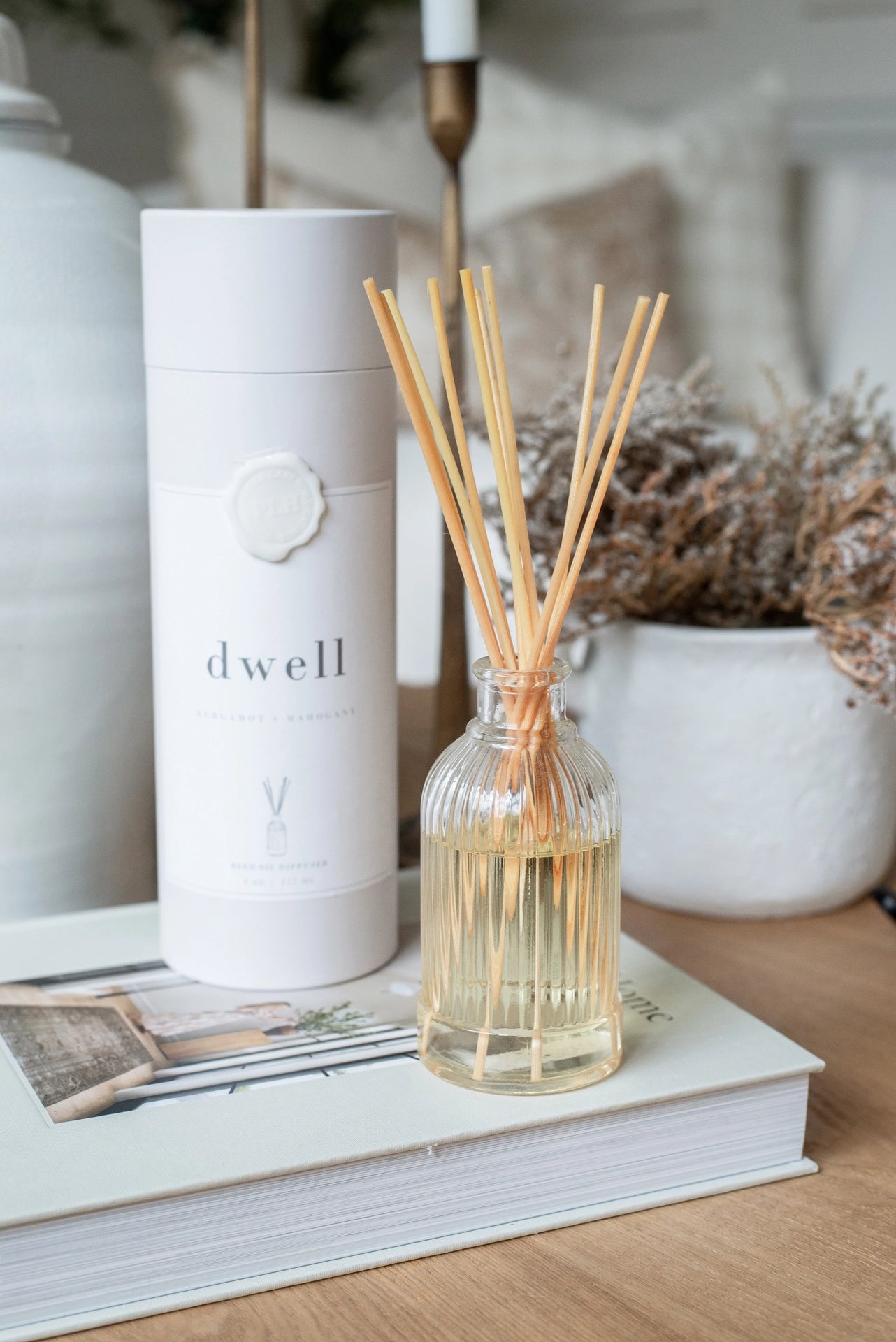 Dwell | Bergamot + Mahogany Reed Diffuser