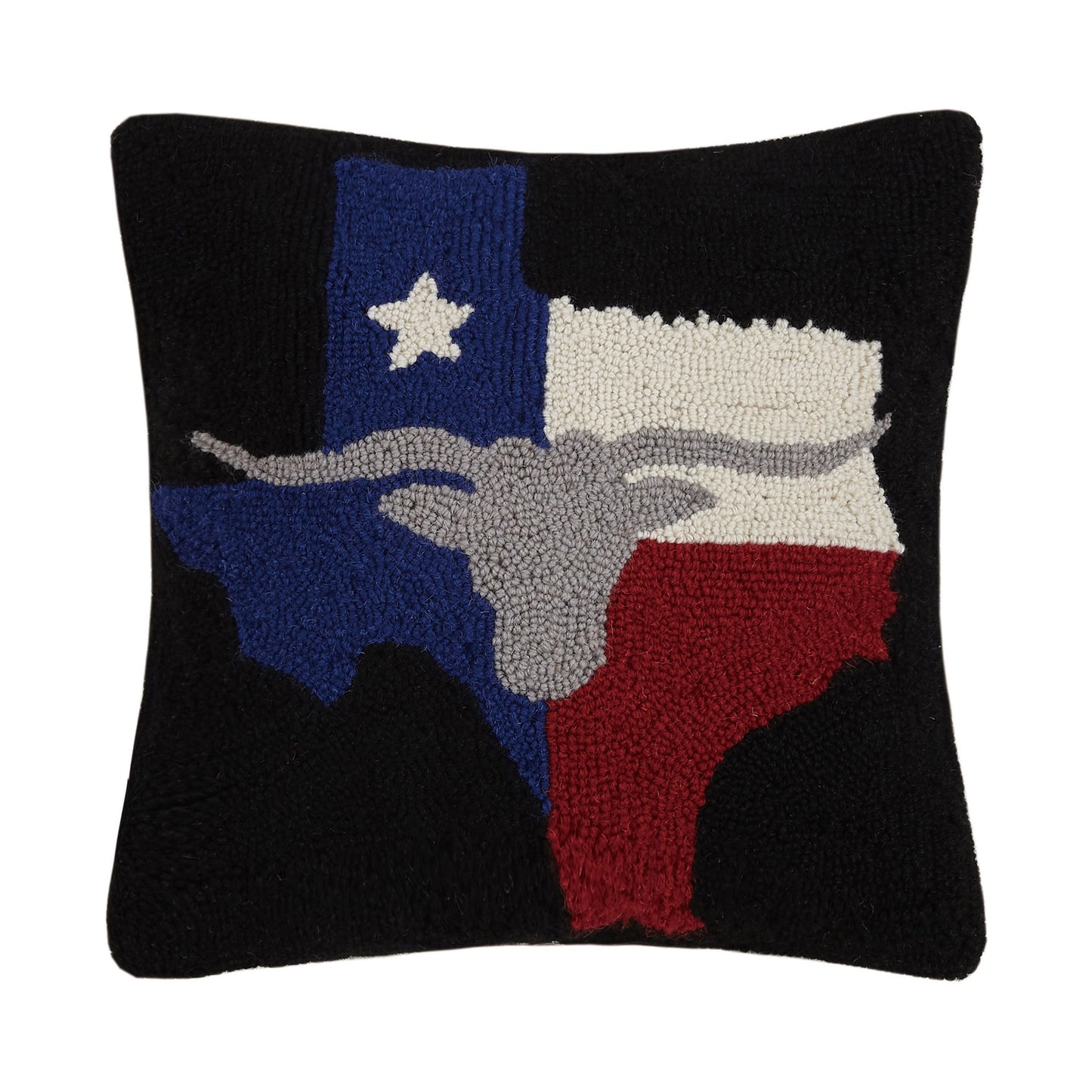 Texas Long Horn Hook Pillow - Preorder For Mid June Shipment