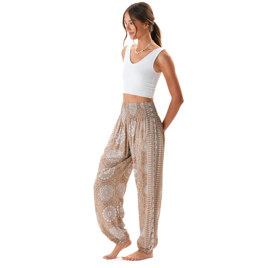Desert Bloom Harem Pants with Pockets