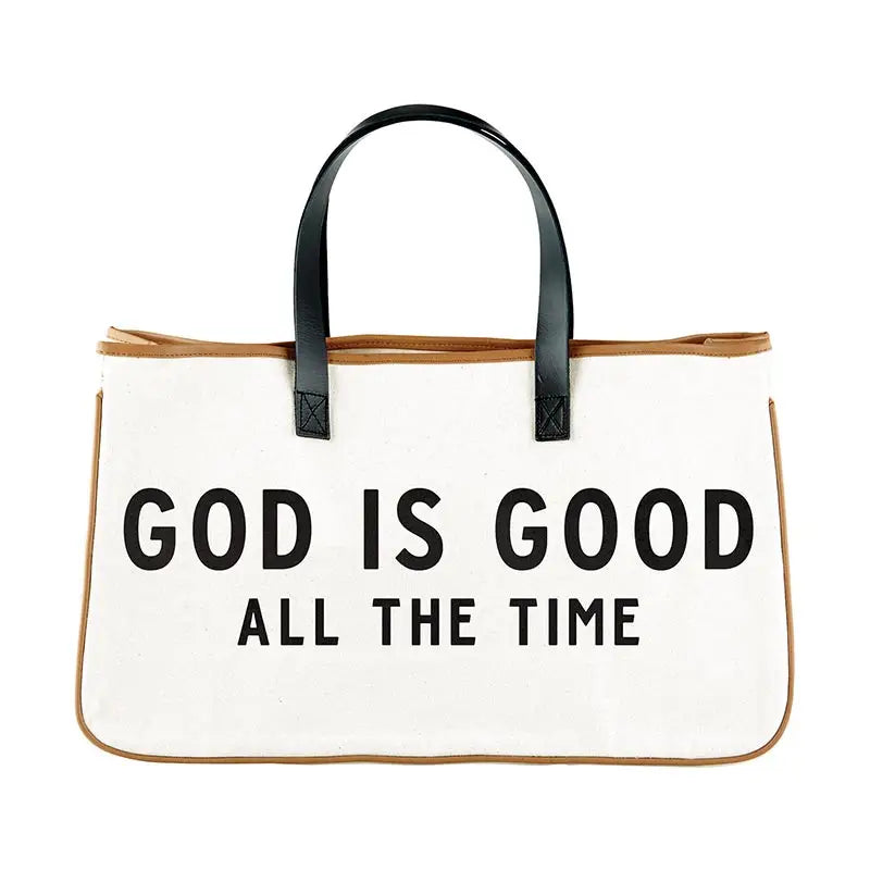 God Is Good All The Time Canvas Tote - Santa Barbara Design Studio by Creative Brands