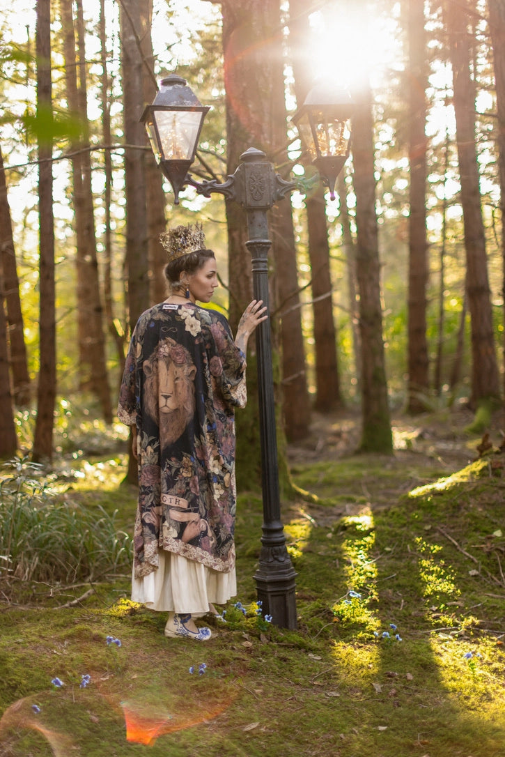 Lionheart Bohemian Goddess Starduster Kimono with Botanicals - Pre Order - Ships in March 2026