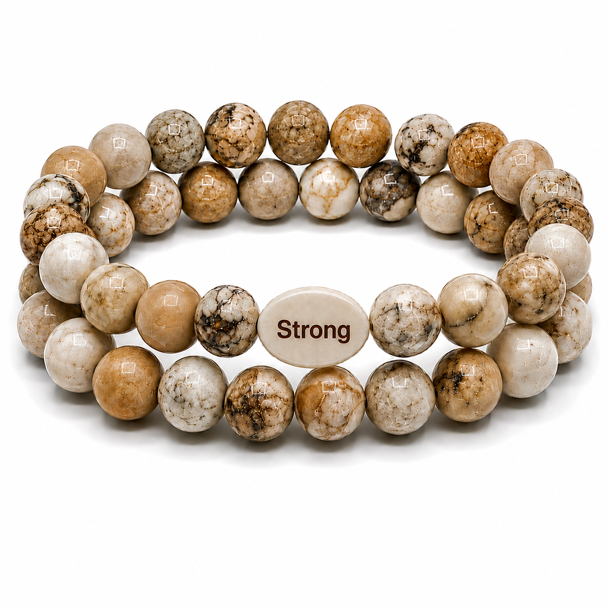 Strong Gemstone Bracelet Set