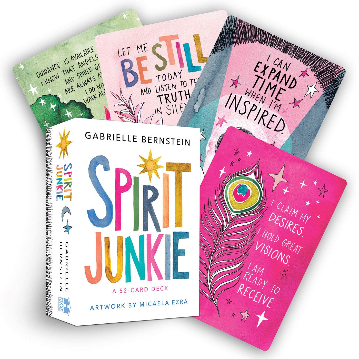 Spirit Junkie Card Deck Pocket Cards Empowering Messages To Provide Divine Guidance, Inspiration, And Support As You Strengthen Your Spiritual Connection - Gabby Bernstein